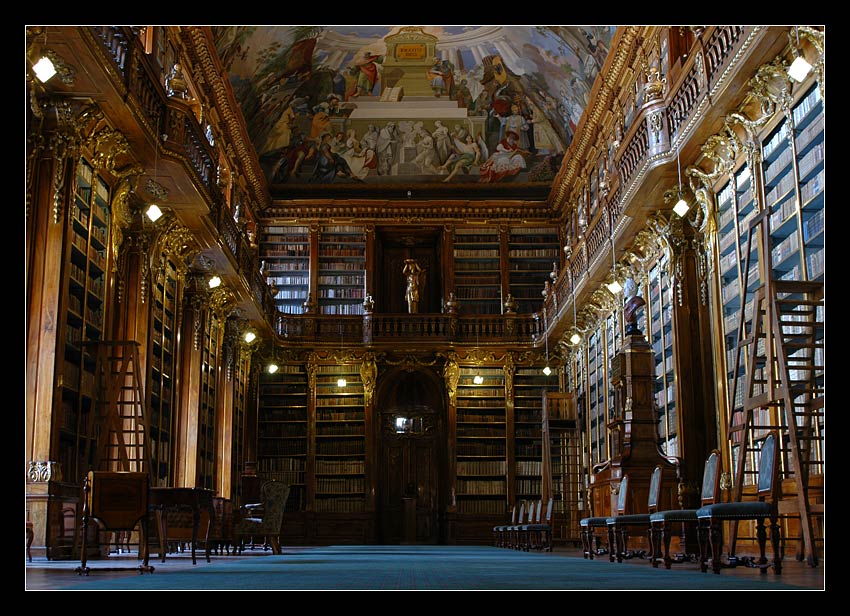 Philosophischer Saal der Bibliothek im Kloster Strahov, Prag