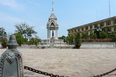 Phnom Penh - Ein Platz in der Stadt - nahe der Anlegestelle