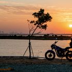 Phnom Penh im Sonnenuntergang