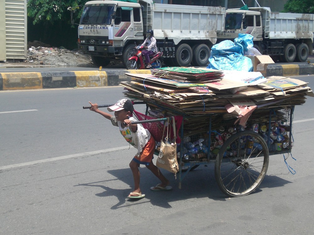 Phnom Penh Kambodscha - ein harter Weg