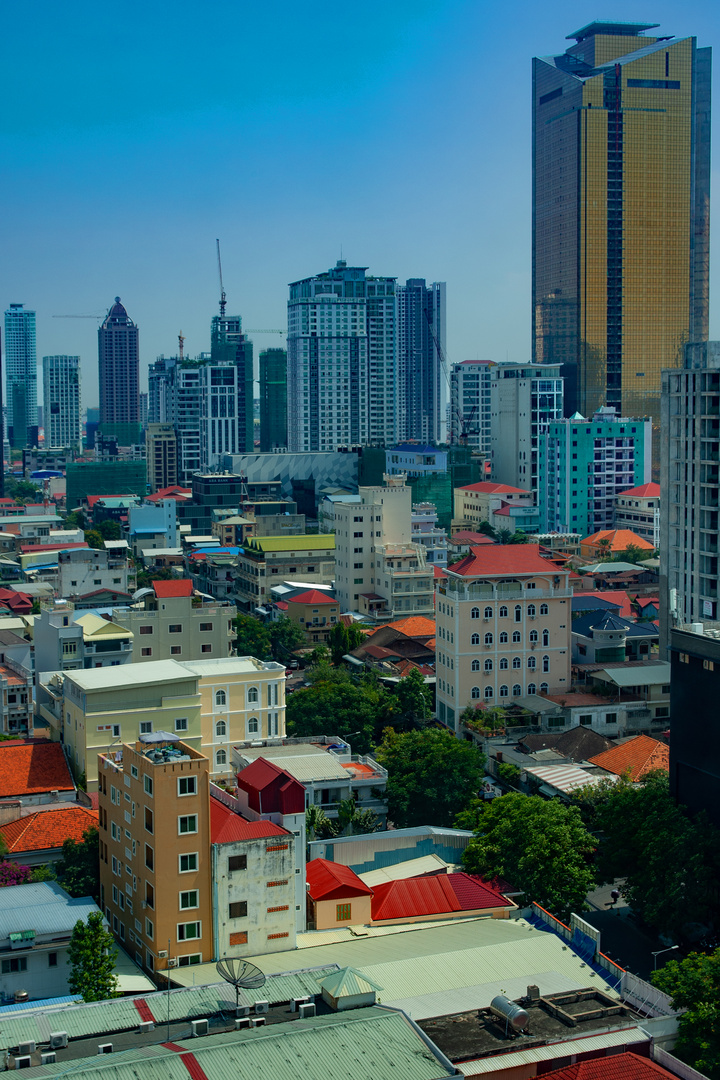 Phnom Penh new cityscape