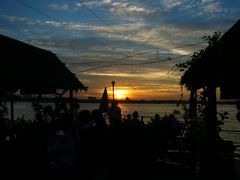 Phnom Penh: Sonnenuntergang an der Lakeside