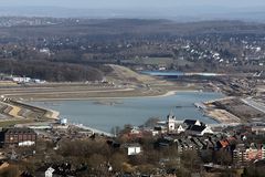 Phönix See Dortmund aus Sicht des Florianturms