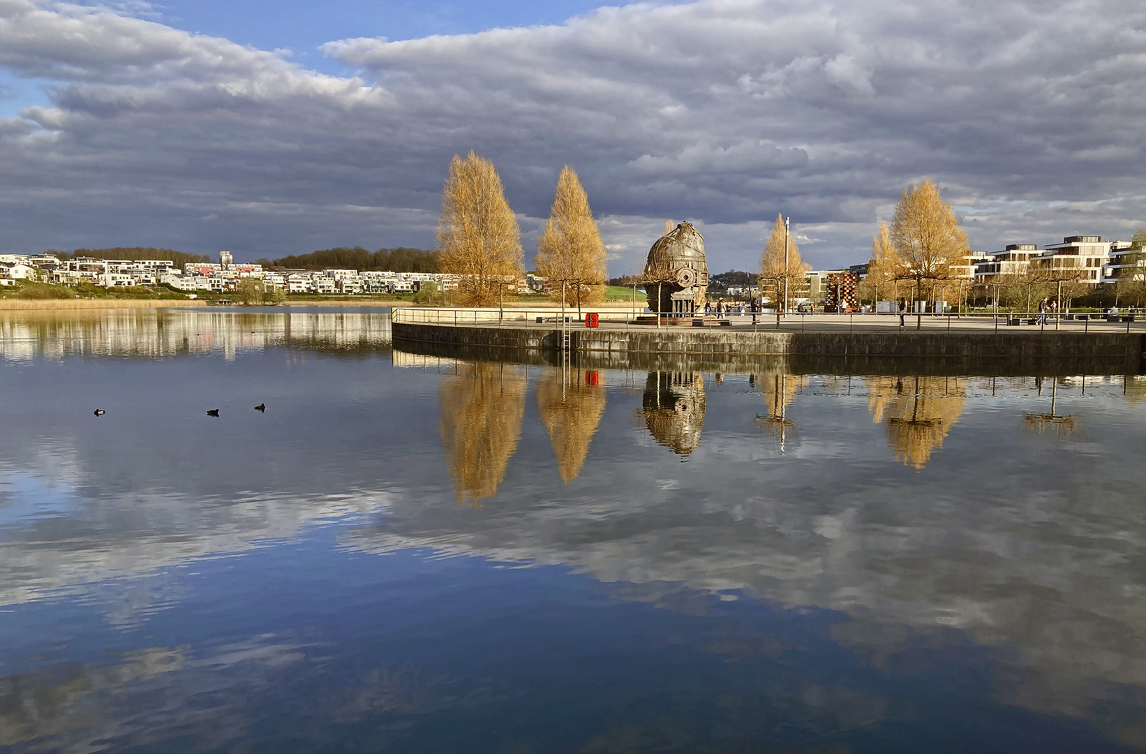 Phönix See und die Kulturinsel mit dem Thomas-Konverter...