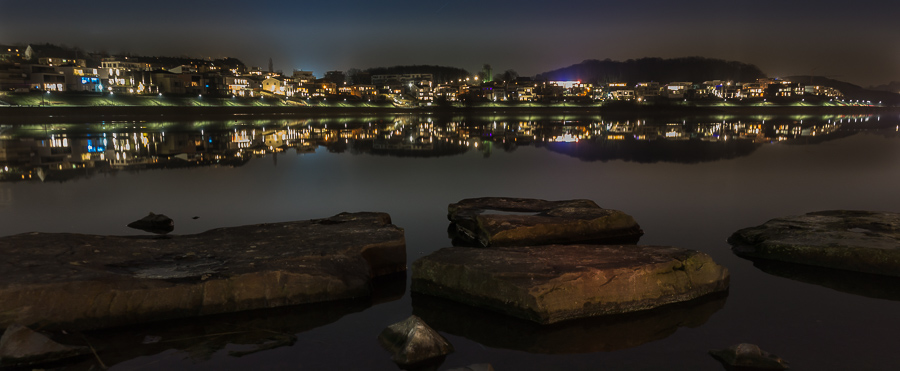 Phoenixsee bei Nacht