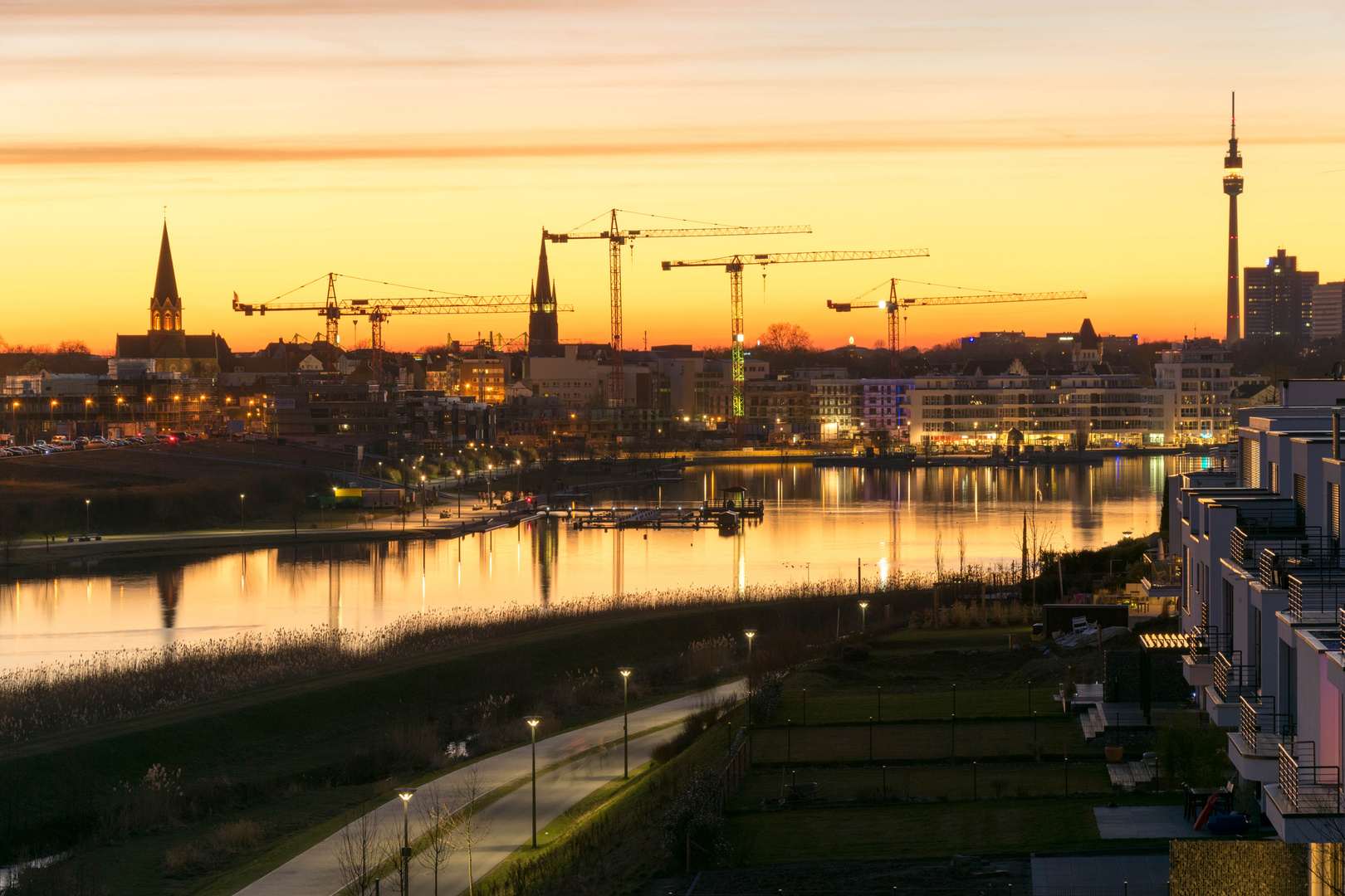 Phoenixsee in der Abenddämmerung #2