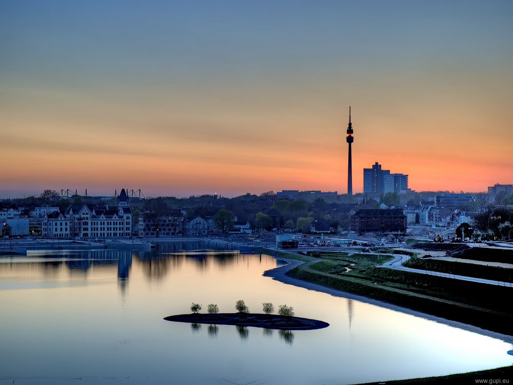 Phoenixsee nach Sonnenuntergang - geHaDeRt