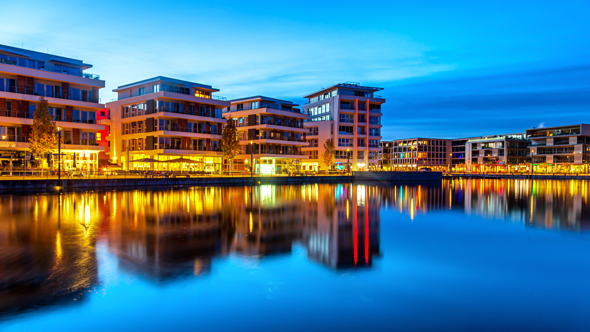 Phönixsee zur Blaue Stunde