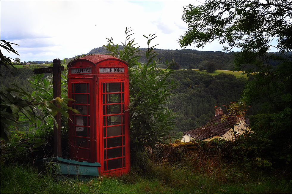 Phone Box & Footpath - Penallt - Old church