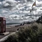 Phone & flags .