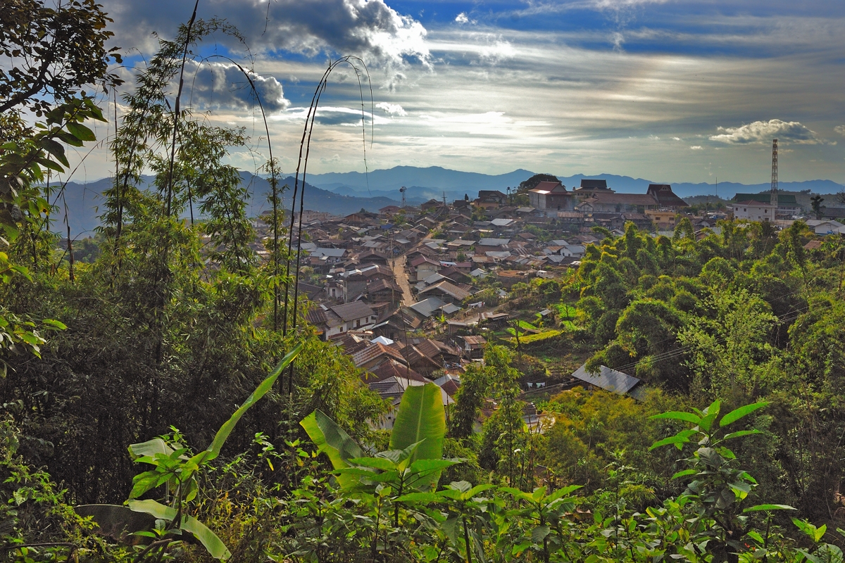 Phongsali the city in northern Laos