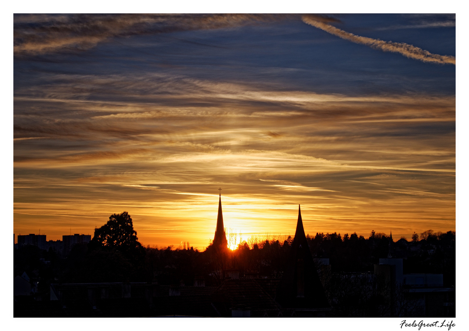 Photo de ciel - Peinture Contrastée