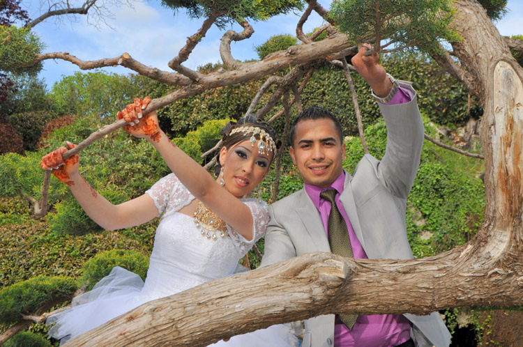 Photo d'un mariage oriental