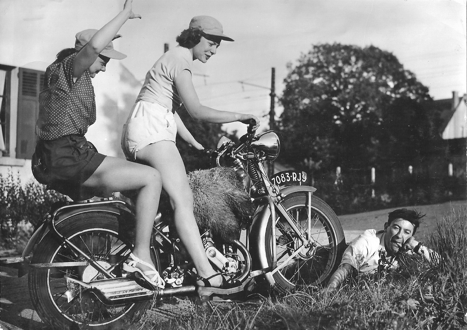 Photo faite par mon père, Jean Esbrayat, en 1950...