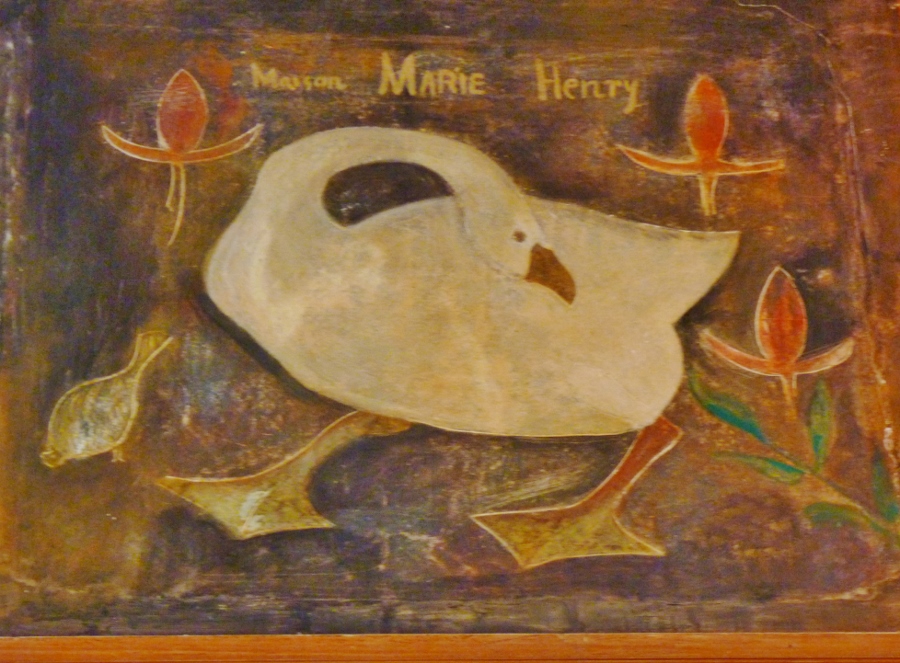 Photo prise dans la buvette 'reconstituée) ou a séjourné Gauguin