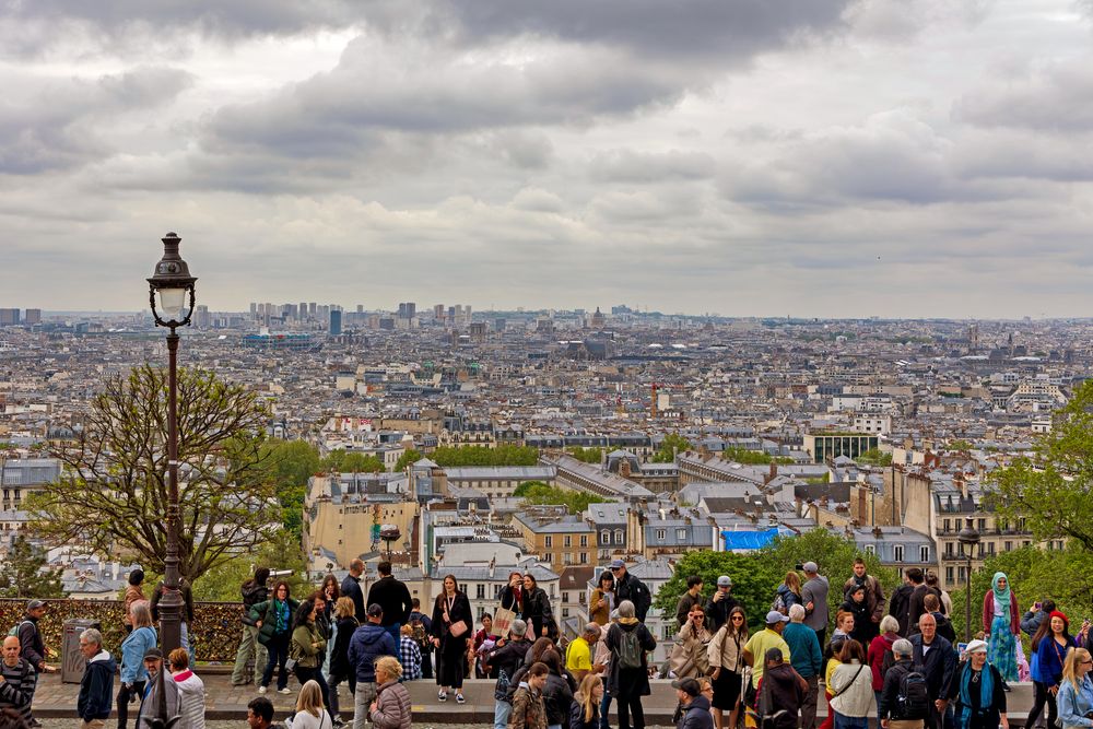 Photo-Session vor der Basilica minor Sacré-Cœur de Montmartre 