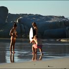 Photo shooting on the beach. Noordhoek Beach, Cape Penninsula, SA