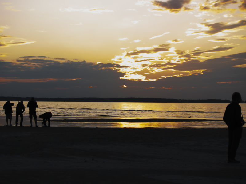 Photographer at Sunset