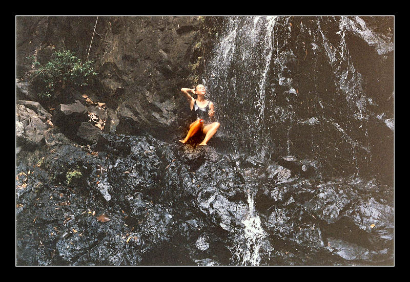 Photographer - enjoying the pureness of water...