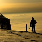 Photographer with a distant view