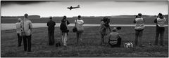 Photographers at a DC3-Dakota Fly-inn