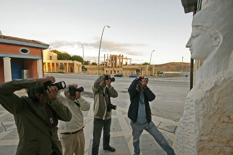 Photographers in action