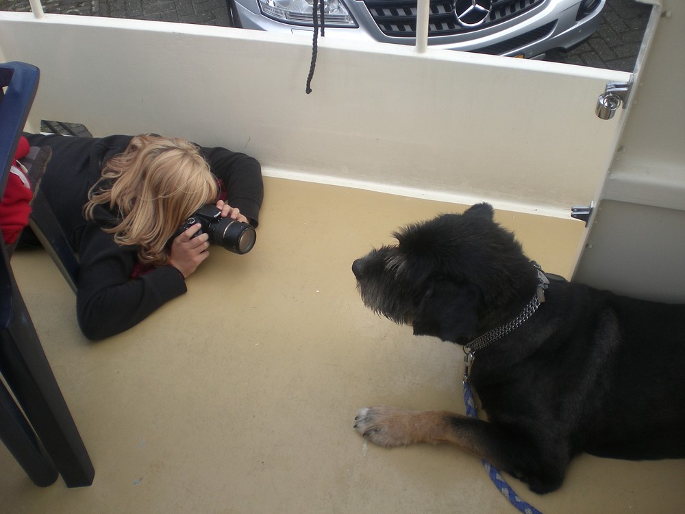 photographing dog :)