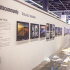 photokina 2018 - Aufbau der fotocommunity Ausstellung in Halle 2.2