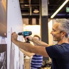 photokina 2018 - Aufbau der fotocommunity Ausstellung in Halle 2.2