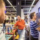 photokina 2018 - Aufbau der fotocommunity Ausstellung in Halle 2.2