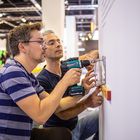 photokina 2018 - Aufbau der fotocommunity Ausstellung in Halle 2.2