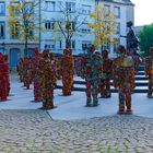 Photomeetings Luxembourg. Trash Men Installation von HA Schult 2