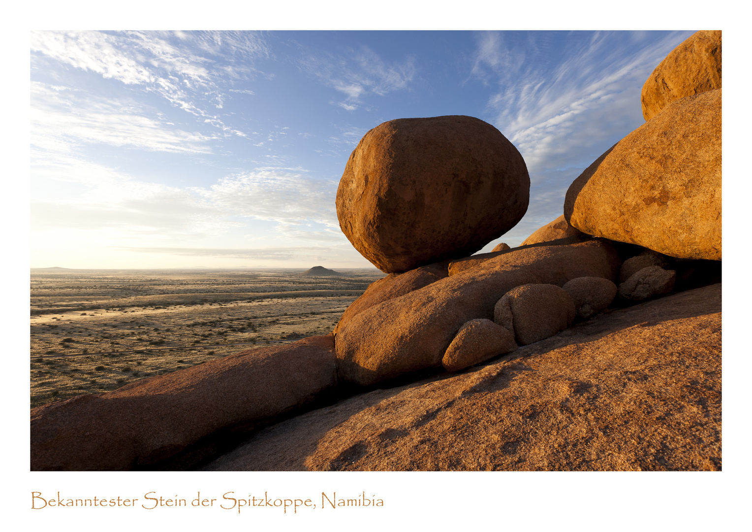 Photomodell im Bushman's Paradise, Spitzkoppe Namibia.