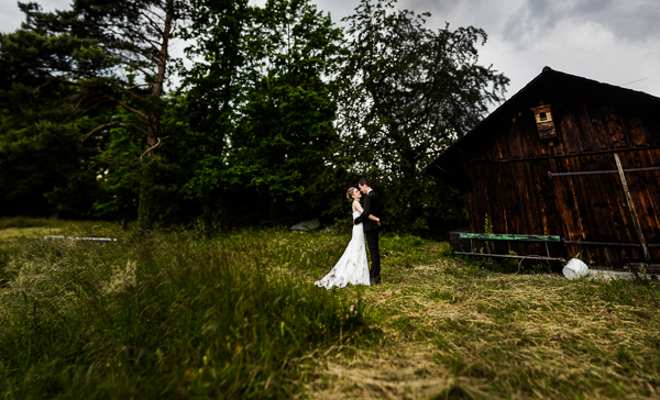 Photos de mariage - dans la forêt