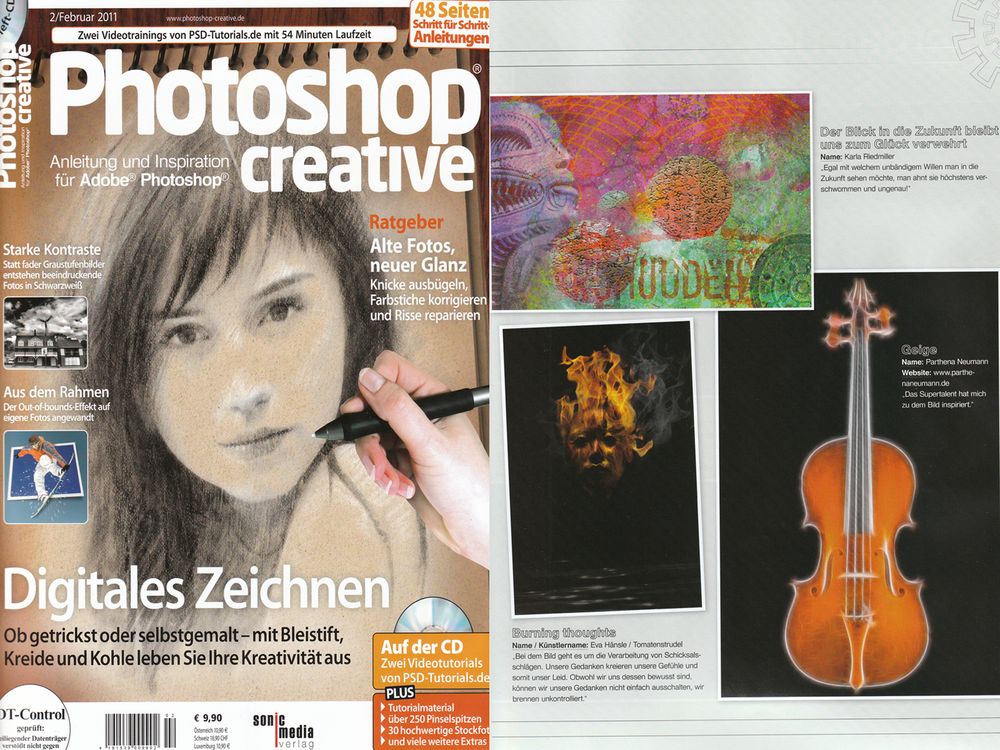 " Photoshop Creative - Lesergalerie 02 / 2011 "