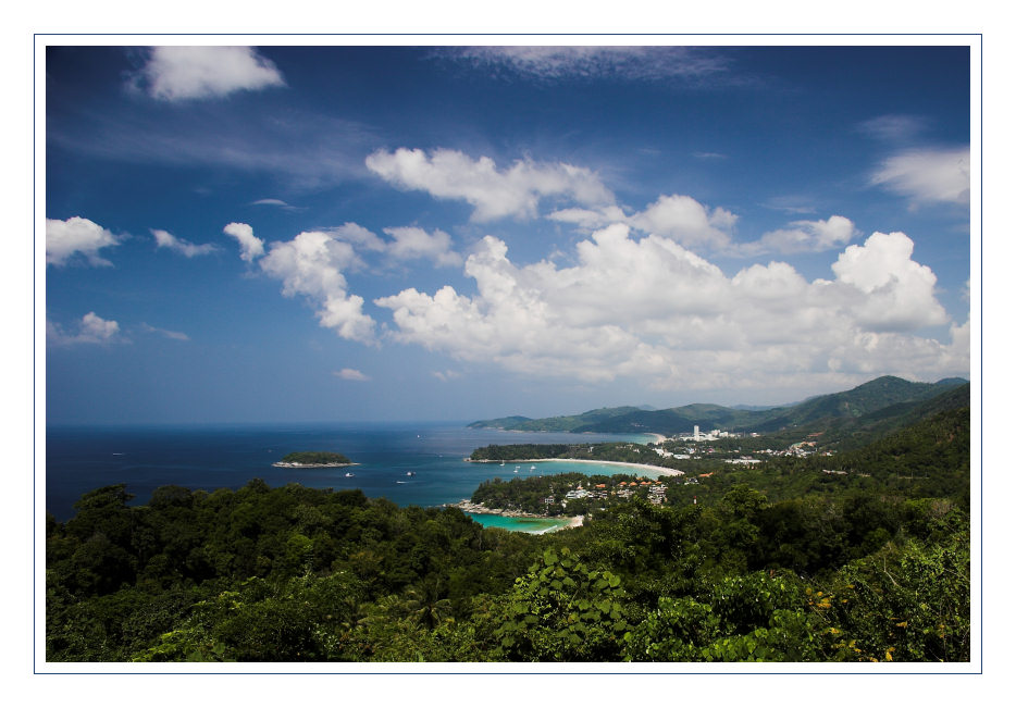 Phuket - Aussicht nach Kata Beach und Karon Beach