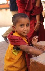 Phyang Monestary: young monk