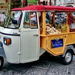 Piaggio Ape, der Gewürze-Express