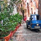 Piaggio Ape, der Treppensteiger