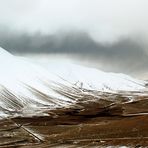 Piangrande di Castelluccio in inverno