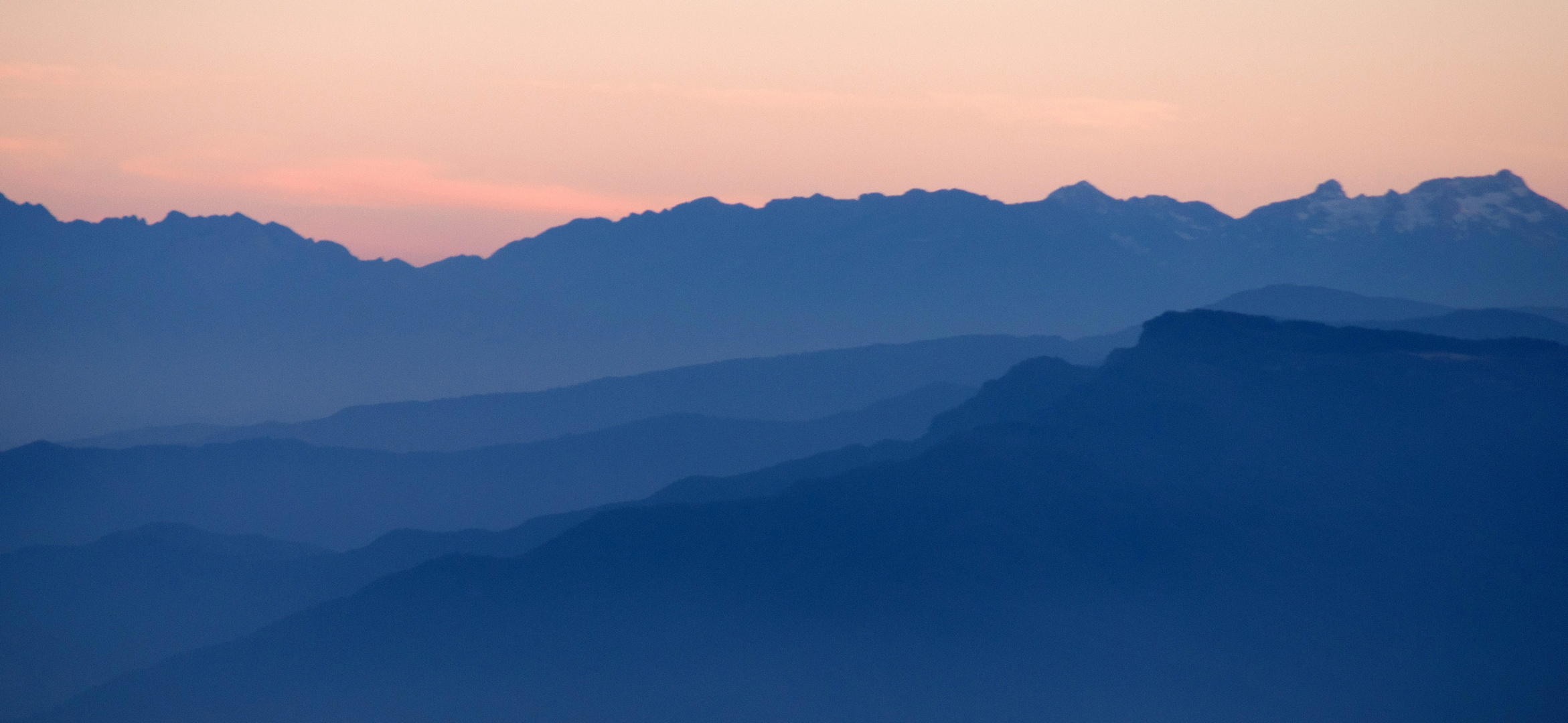 Piani di blu