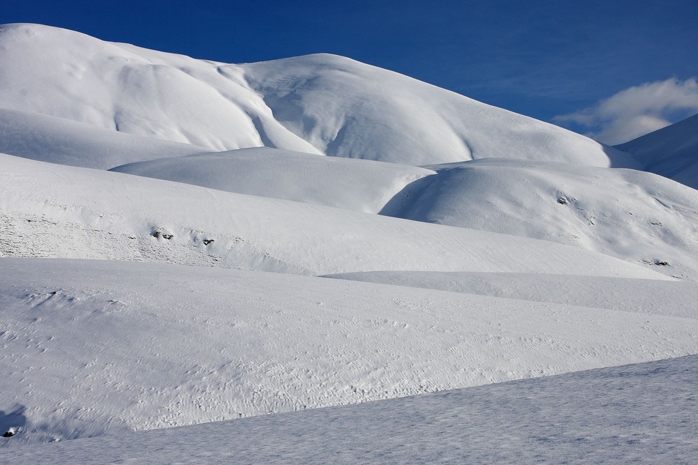 piani di blu