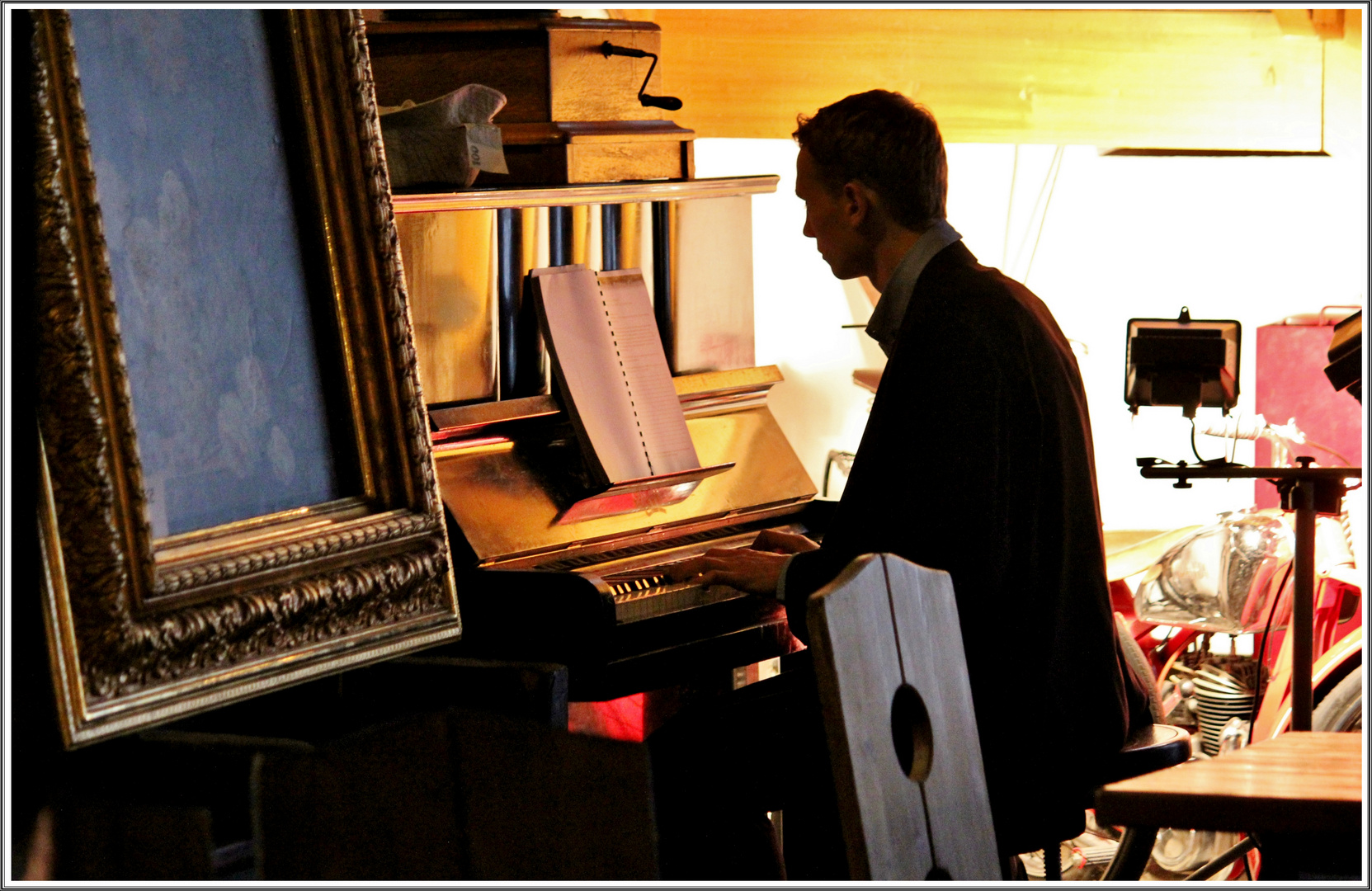 Piano im Museum