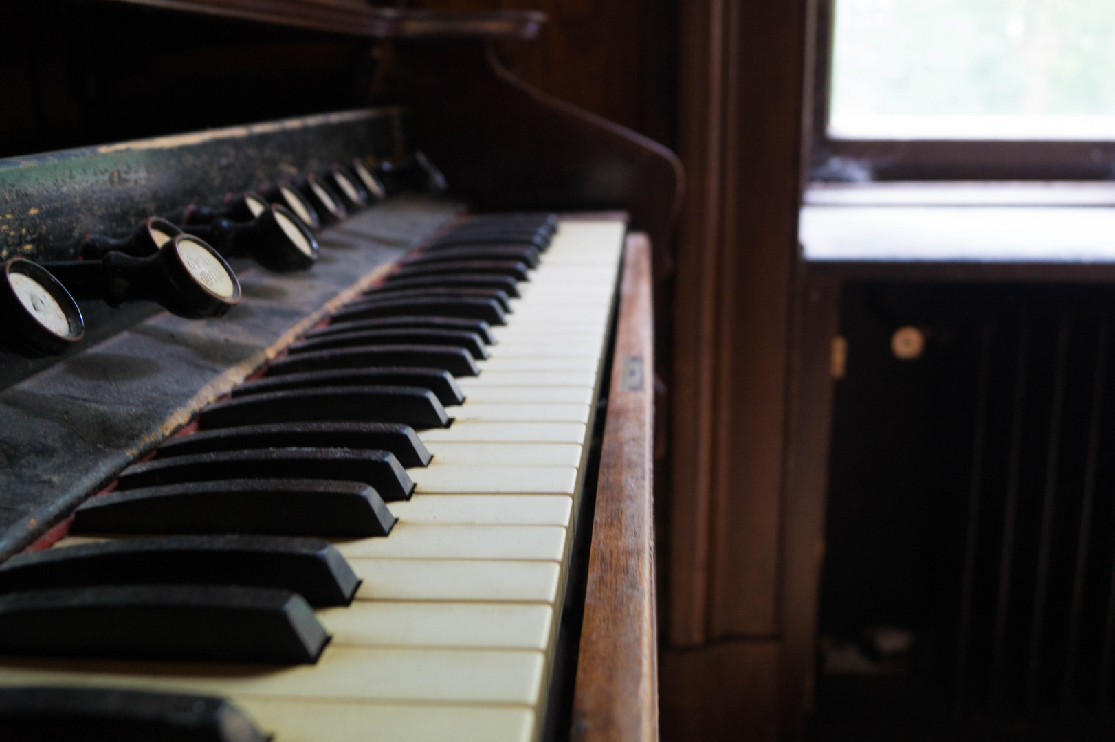 Piano in der Villa Woodstock