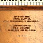 Piano-Pein à la Wilhelm Busch