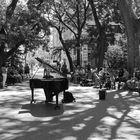 Piano Player on a Sunday Morning