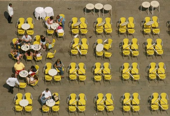 Piaza s.Marco, Venedig 9:45