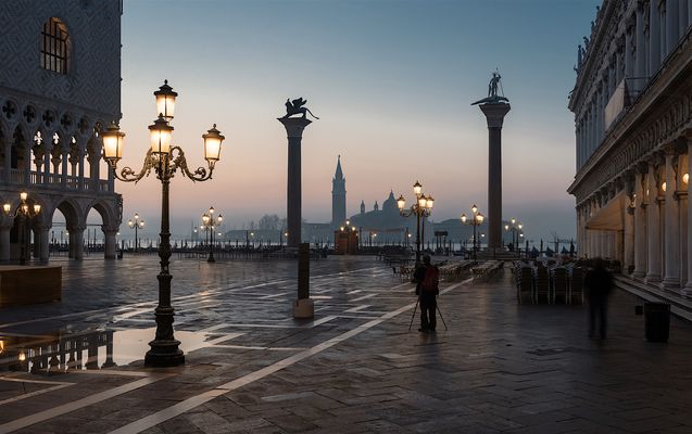 Piazetta am Morgen - Venedig