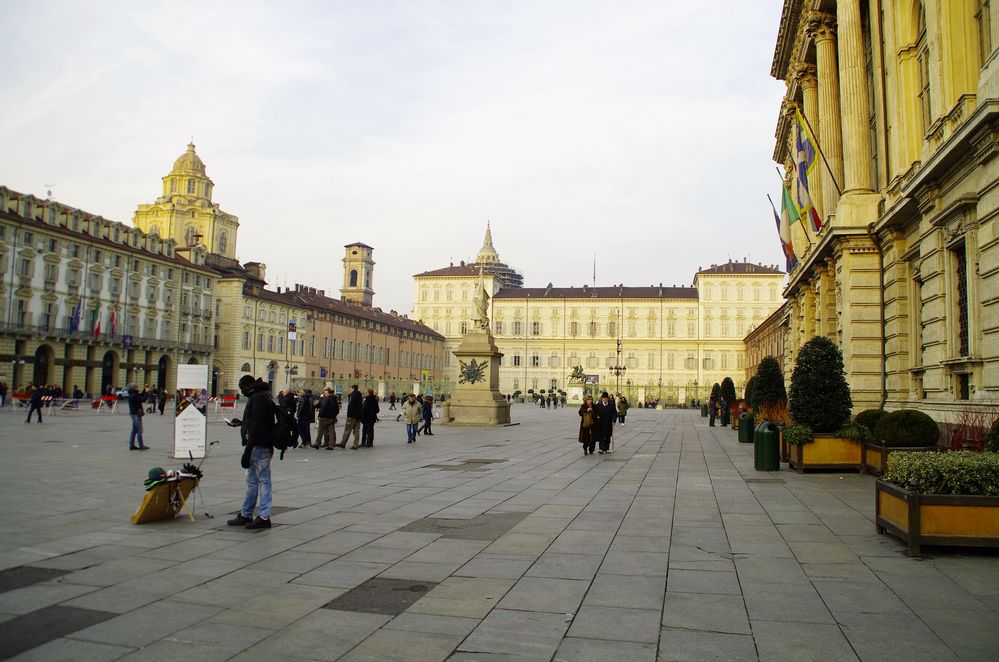 Piazza Castello in Torino.