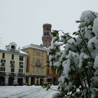 Piazza Cavour con la neve